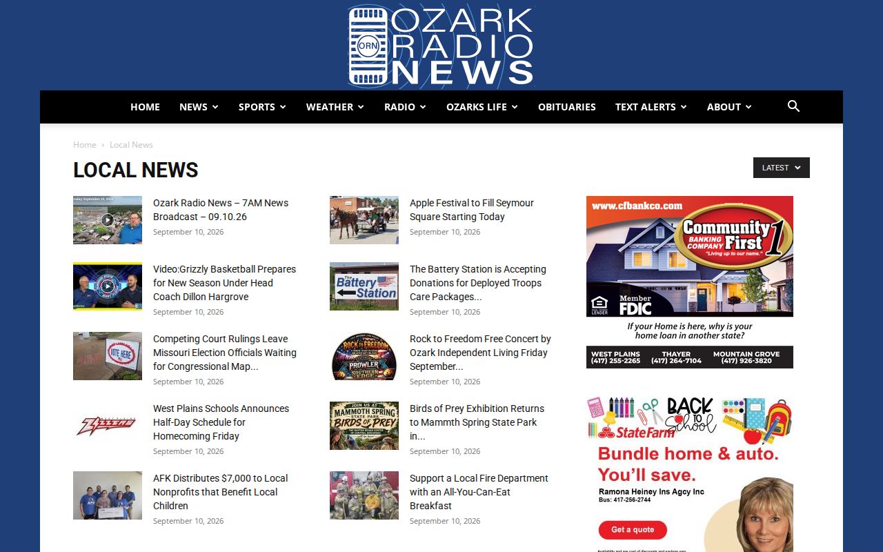 Douglas County recent arrest coverage on Ozark Radio News